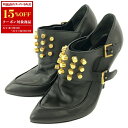 【15%OFFクーポン対象】グッチ GUCCI ブーティ ブーティ 靴 レザー レディース ブラック系 【中古】【0604-15cp】