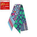 【20%OFFクーポン対象!6/4 20時〜】エルメス HERMES ツイリー Tapis Persans スカーフ 衣料品 シルク シルク レディース ブルー...