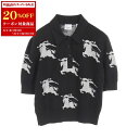 【20%OFFクーポン対象】バーバリー BURBERRY EKD ニット ポロシャツ 衣料品 トップス コットン レディース ブラック系 / ホワイト系 807...