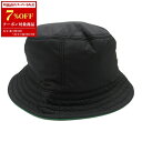 【7%OFFクーポン対象!6/4 20時〜】モンクレール MONCLER ナイロン バケットハット 帽子 ナイロン メンズ レディース ブラック系 3B0001...