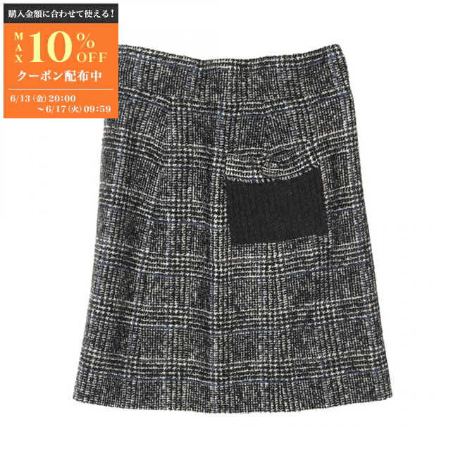 シャネル CHANEL スカート 衣料品 ボトムス ウール ナイロン レディース ブラック系 / ブ