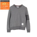 トムブラウン THOM BROWNE クラシック ループバック 4BAR リラックス スウェット 衣料品 トップス コットン メンズ グレー系 MJT248A-...
