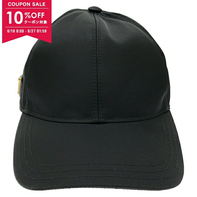 【10%OFFクーポン対象】プラダ PRADA ベースボールキャップ キャップ 帽子 ナイロン レデ