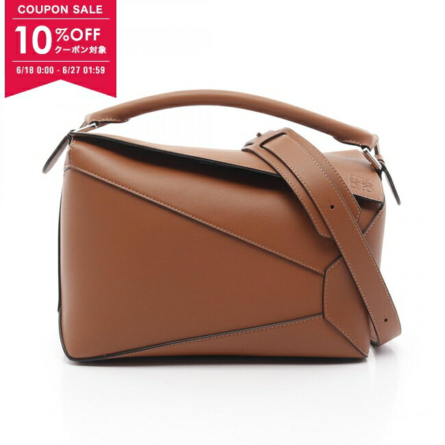 【10%OFFクーポン対象】ロエベ LOEWE パズルバッグ ハンドバッグ バッグ レザー レディース ブラウン系 A510P49X142530 【新品】【0618-10cp】