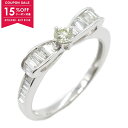 【15%OFFクーポン対象】ジュエリー JEWELRY ダイヤモンド リング リング・指輪 ジュエリー K18WG(ホワイトゴールド) ダイヤモンド レディース イエロー系 / クリア系 ダイヤ 2.5g 【中古】【0618-15cp】(4)