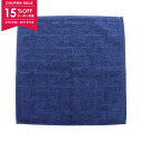 【15%OFFクーポン対象】エルメス HERMES カレタオル ステアーズ マリン タオル 衣料品 コットン メンズ レディース ネイビー系 【中古】【0618...