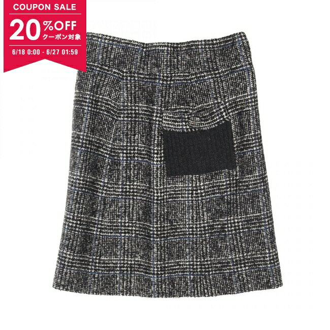 【20%OFFクーポン対象】シャネル CHANEL スカート 衣料品 ボトムス ウール ナイロン レ