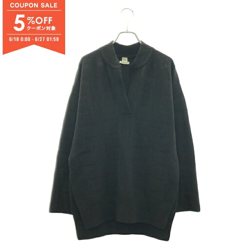 【5%OFFクーポン対象】エルメス HERMES ニット ニット 衣料品 トップス ウール レディース ブラック系 *27-7703 【中古】 【5%OFFクーポン対象】エルメス HERMES ニット ニット 衣料品 トップス ウール レディース ブラック系 *27-7703 【中古】