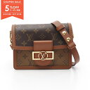 【5%OFFクーポン対象】ルイ・ヴィトン LOUIS VUITTON ドーフィーヌ MINI ショルダーバッグ バッグ PVCコーティングキャンバス レザー モノグラム・リバース レディース ブラウン系 / ベージュ系 M44580 【中古】(4)
