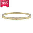 【10%OFFクーポン対象】カルティエ CARTIER ラブブレス SM 10PD ブレスレット アクセサリー K18(イエローゴールド) ダイヤモンド レディ...