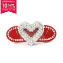 【10%OFFクーポン対象】ロジェ ヴィヴィエ Roger Vivier アクセサリー ステンレススチール ラインストーン レディース レッド系 / シルバー系...