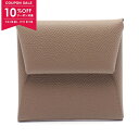 【10%OFFクーポン対象】エルメス HERMES バスティア コインケース 財布 ヴォーエプソン ヴォーエプソン レディース ブラウン系 【中古】