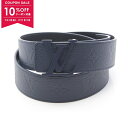 【10%OFFクーポン対象】ルイ・ヴィトン LOUIS VUITTON サンチュール LV マリーヌ ベルト 衣料品 レザー レディース ネイビー系 M8663...