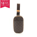 【15%OFFクーポン対象】ルイ・ヴィトン LOUIS VUITTON ポシェットガンジュ モノグラム ウエストバッグ ボディバッグ バッグ PVCコーティング...
