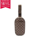 【15%OFFクーポン対象】ルイ・ヴィトン LOUIS VUITTON ポシェット ガンジュ ダミエエベヌ ウエストバッグ ボディバッグ バッグ PVCコーティ...