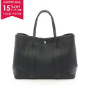 【15%OFFクーポン対象】エルメス HERMES ガーデンパーティPM トートバッグ バッグ レザー ネゴンダ ネゴンダ レディース ブラック系 【中古】