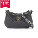 【15%OFFクーポン対象】シャネル CHANEL シャネル19 マトラッセ スモール ホーボー ショルダーバッグ バッグ レザー レディース ブラック系 AP3763 【中古】(4)