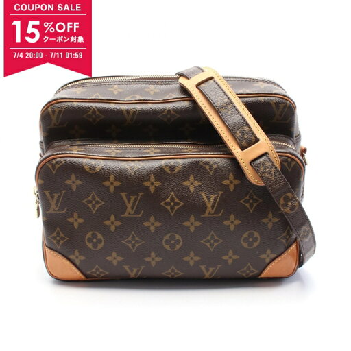 【15%OFFクーポン対象】ルイ・ヴィトン LOUIS VUITTON ルイヴィトンショルダーバッグ ナイル ショルダーバッグ バッグ PVCコーティングキャンバス レザー モノグラム レディース ブラウン系 M45244 【中古】 【15%OFFクーポン対象】ルイ・ヴィトン LOUIS VUITTON ルイヴィトンショルダーバッグ ナイル ショルダーバッグ バッグ PVCコーティングキャンバス レザー モノグラム レディース ブラウン系 M45244 【中古】