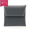 【15%OFFクーポン対象】エルメス HERMES バスティア アルドワーズ コインケース 財布 エバーカラー エバーカラー レディース グレー系 【中古】