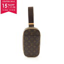 【15%OFFクーポン対象】ルイ・ヴィトン LOUIS VUITTON ポシェットガンジュ モノグラム ウエストバッグ ボディバッグ バッグ PVCコーティング...