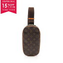 【15%OFFクーポン対象】ルイ・ヴィトン LOUIS VUITTON ポシェットガンジュ ウエストバッグ ボディバッグ バッグ PVCコーティングキャンバス ...