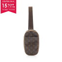 【15%OFFクーポン対象】ルイ・ヴィトン LOUIS VUITTON ポシェットガンジュ ウエストバッグ ボディバッグ バッグ PVCコーティングキャンバス ...