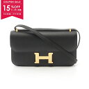 【15%OFFクーポン対象】エルメス HERMES コンスタンスエラン ショルダーバッグ バッグ ヴォーエプソン ヴォーエプソン レディース ブラック系 【中古...