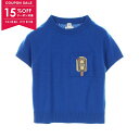 【15%OFFクーポン対象】エルメス HERMES FUNNY ICE CREAM ニット 衣料品 トップス カシミヤ レディース ブルー系 4E2626DB ...