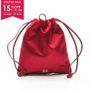【15%OFFクーポン対象】ミュウ ミュウ Miu Miu DUCHESSE ポーチ バッグ ファブリック レディース レッド系 5NG010 【中古】