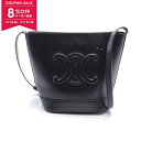 【8%OFFクーポン対象】セリーヌ CELINE スモール バケット キュイル トリオンフ ショルダーバッグ バッグ レザー レディース ブラック系 113783DU3 【中古】(4)
