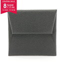 【8%OFFクーポン対象】エルメス HERMES バスティア コインケース 財布 レザー ヴォーエプソン ヴォーエプソン レディース ブラック系 【中古】