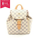 【8%OFFクーポン対象】ルイ・ヴィトン LOUIS VUITTON スペロンBB ダミエアズール リュックサック バックパック バッグ PVCコーティングキャ...