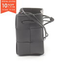 【10%OFFクーポン対象】ボッテガヴェネタ BOTTEGA VENETA カセット ミニ クロスボディバッグ ショルダーバッグ バッグ レザー レディース ブラック系 680217VCQC48425 【新品】