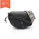【10%OFFクーポン対象】ロエベ LOEWE ゲート デュアル バッグ ミニ ショルダーバッグ バッグ レザー レディース ブラック系 【中古】