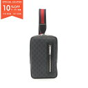 【10%OFFクーポン対象】グッチ GUCCI スリングバックバッグ GGスプリーム ウエストバッグ ボディバッグ バッグ PVCコーティングキャンバス レザー メンズ グレー系 / ブラック系 792078FADJM1043 【新品】(4)