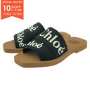 【10%OFFクーポン対象】クロエ Chloe フラット ミュール ミュール 靴 レディース ブラック系 CHC22U188Z300136 【新品】