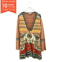 【10%OFFクーポン対象】エトロ ETRO ロングカーディガン カーディガン 衣料品 トップス レーヨン レディース レッド系 【中古】