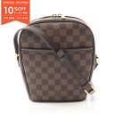 【10%OFFクーポン対象】ルイ・ヴィトン LOUIS VUITTON ルイヴィトンショルダーバッグ イパネマPM ダミエエベヌ ショルダーバッグ バッグ PVCコーティングキャンバス レザー レディース ブラウン系 N51294 【中古】