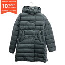 【10%OFFクーポン対象】モンクレール MONCLER ダウン コート ダウンジャケット 衣料品 アウター ナイロン ガールズ ネイビー系 【中古】