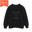 【15%OFFクーポン対象】ルイ・ヴィトン LOUIS VUITTON スタッズLV セーター スウェット 衣料品 トップス コットン ナイロン レディース ブ...