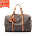 【15%OFFクーポン対象】ルイ・ヴィトン LOUIS VUITTON サックスープル35 ボストンバッグ バッグ PVCコーティングキャンバス レザー モノグラム レディース ブラウン系 M41626 【中古】(4)