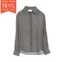 【15%OFFクーポン対象】セリーヌ CELINE 衣料品 トップス レーヨン レディース ブラック系 / ホワイト系 20ZX4178D 【中古】