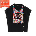 【15%OFFクーポン対象】シャネル CHANEL ココマーク カメリア 衣料品 トップス ウール レディース ブラック系 / マルチカラー P73052V21...