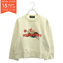 【15%OFFクーポン対象】ディースクエアード DSQUARED2 スウェット スウェット 衣料品 トップス コットン レディース ホワイト系 S72GU017...