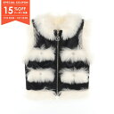 【15%OFFクーポン対象】シャネル CHANEL ココネージュ ベスト 衣料品 トップス ポリエステル / シアリングファー レディース ブラック系 / ホワ...