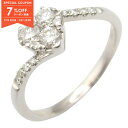 【7%OFFクーポン対象】ジュエリー JEWELRY ダイヤ リング リング・指輪 ジュエリー K18WG(ホワイトゴールド) ダイヤモンド レディース クリア系 ダイヤ 2.4g 【中古】