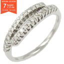 【7%OFFクーポン対象】ジュエリー JEWELRY ダイヤモンド リング リング・指輪 ジュエリー K18WG(ホワイトゴールド) ダイヤモンド レディース クリア系 ダイヤ 2.8g 【中古】