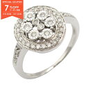 【7%OFFクーポン対象】ジュエリー JEWELRY ダイヤ リング リング・指輪 ジュエリー K18WG(ホワイトゴールド) ダイヤモンド レディース クリア系 ダイヤ 4.1g 【中古】