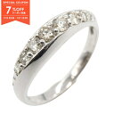 【7%OFFクーポン対象】ジュエリー JEWELRY ダイヤモンド リング リング・指輪 ジュエリー K18WG(ホワイトゴールド) ダイヤモンド レディース クリア系 ダイヤ 2.4g 【中古】