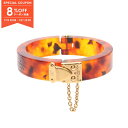 【8%OFFクーポン対象】ルイ・ヴィトン LOUIS VUITTON ブラスレロックミー バングル アクセサリー GP(ゴールドメッキ) プラスチック レディース ゴールド系 / ブラウン系 M66236 【中古】